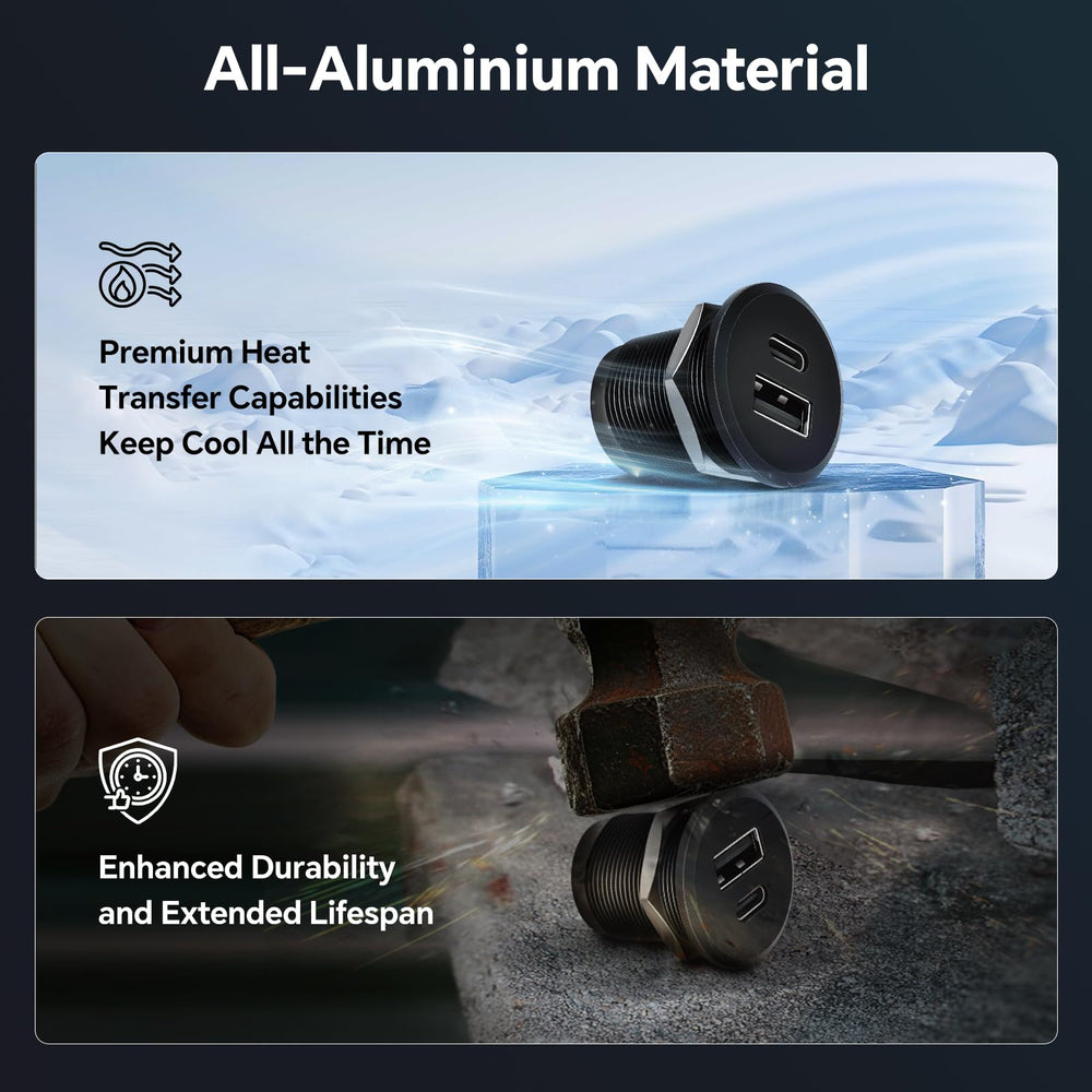 Acegoo universal compatibility with iOS and Android devices for versatile charging.