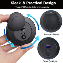 Acegoo USB-A port offers 20W for tablets and cameras.