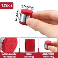 Acellegic red felt and metal wire cleaner pad highlights durability under steady use in a workshop.