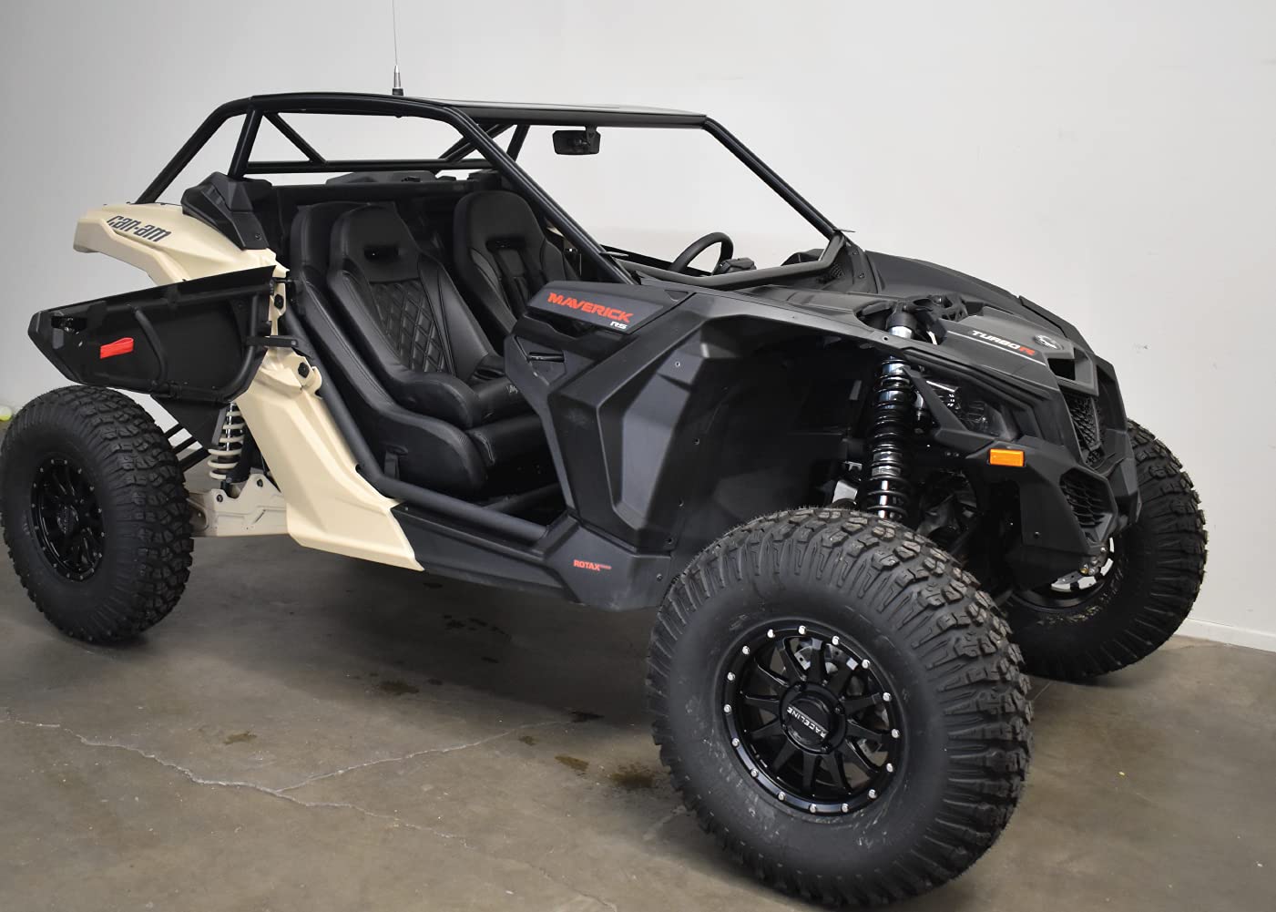 Aces Racing Junior Seat in-cabin view shows easy integration with UTV interiors.