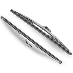 AceSupever 12in vintage front wiper blade for classics; improves rain visibility