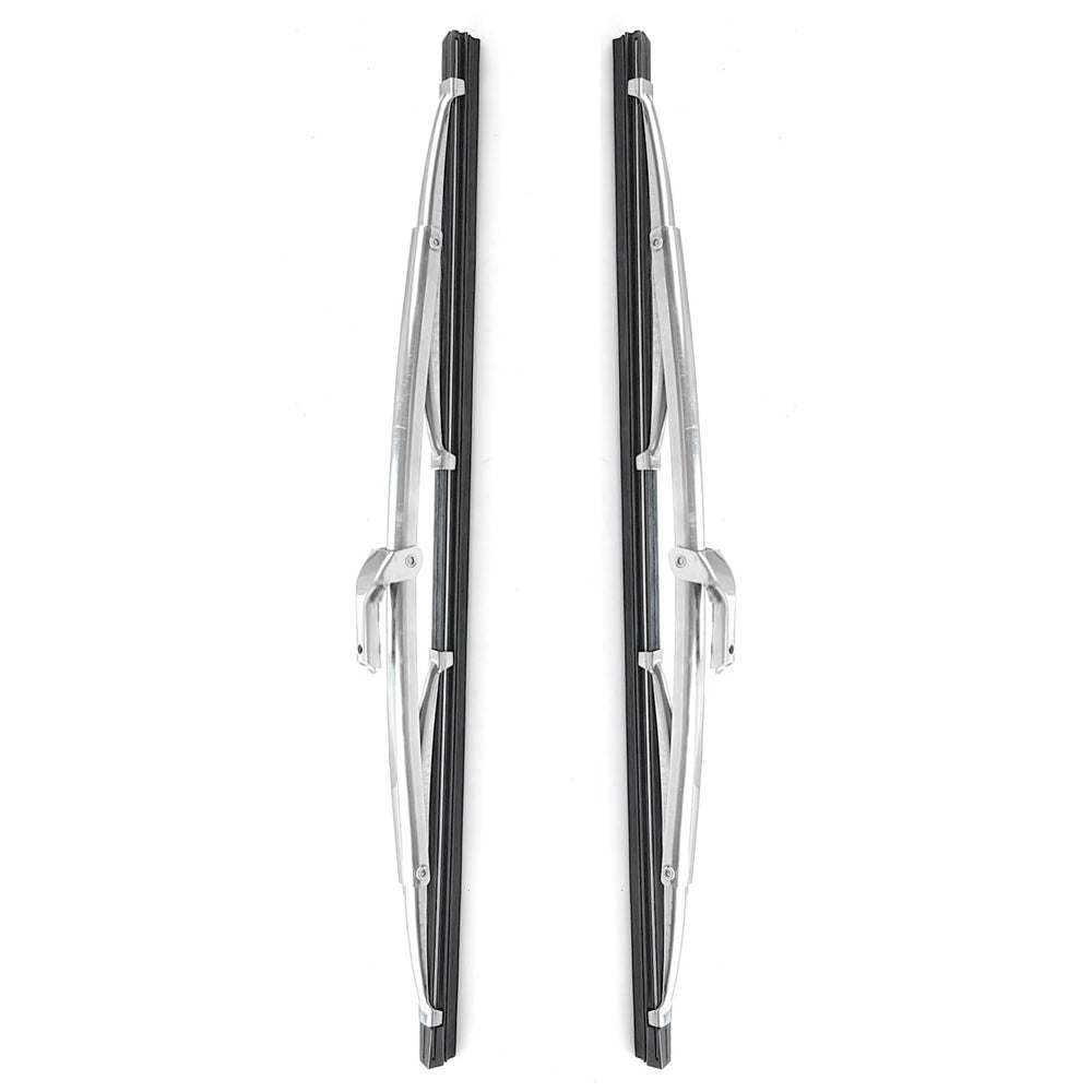 AceSupever 15-inch classic silver wiper blade with a sleek, retro look for classic cars.