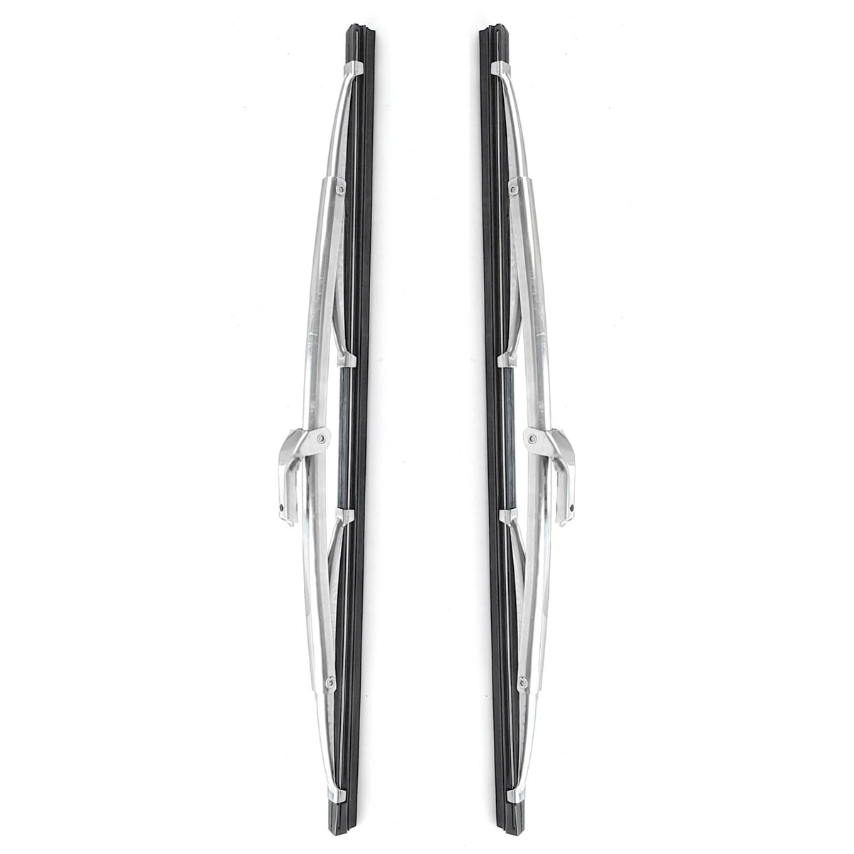 AceSupever 15-inch classic silver wiper blade with a sleek, retro look for classic cars.