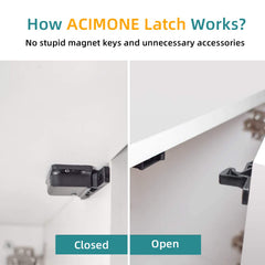 ACIMONE close-up of RV drawer latch showing sturdy mechanism