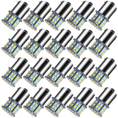 ACOHUIKE LED bulbs set of 20, front view for bright RV interior lighting.