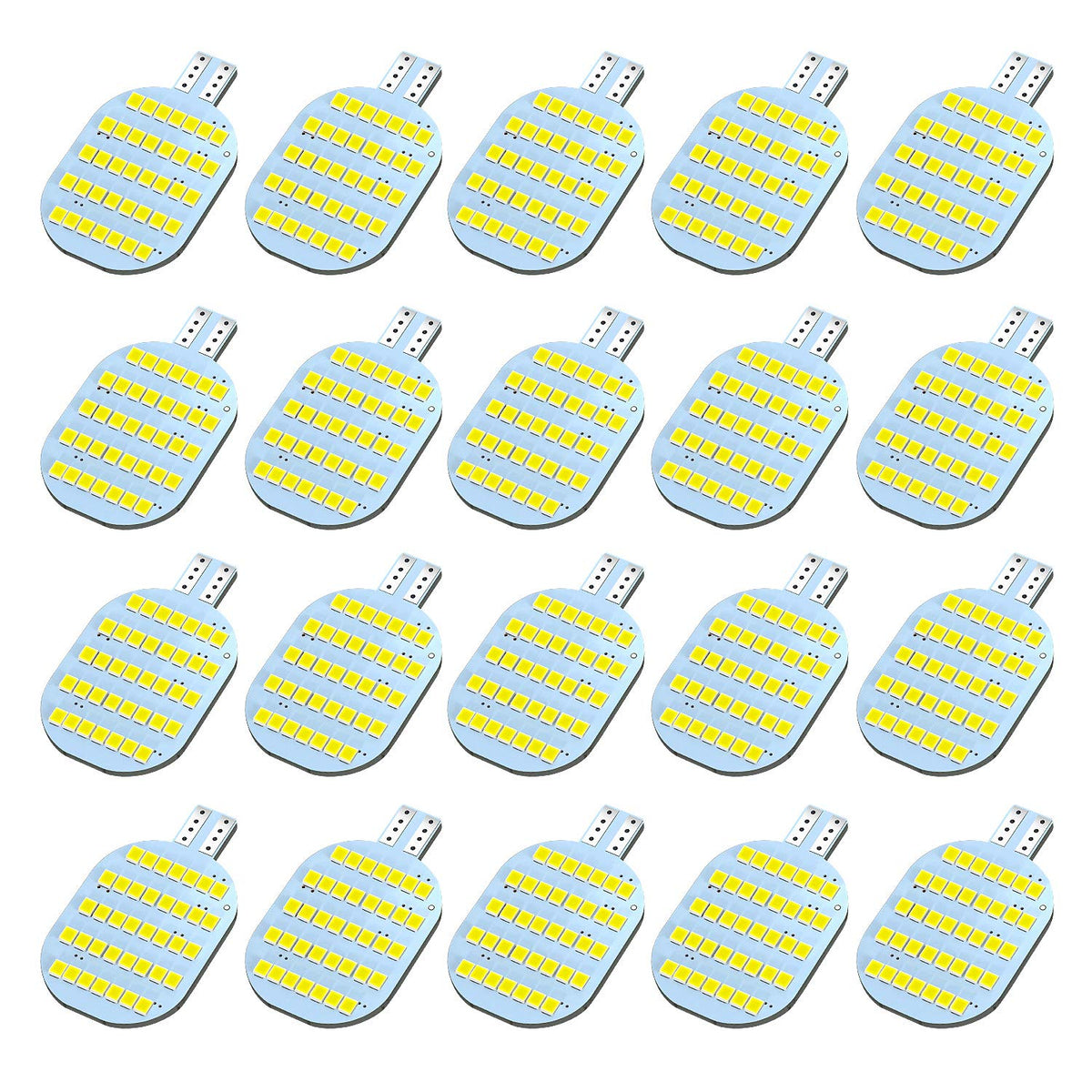 ACOHUIKE T10 LED bulbs pack 20 white for 12V RV dome lights brighten interiors.