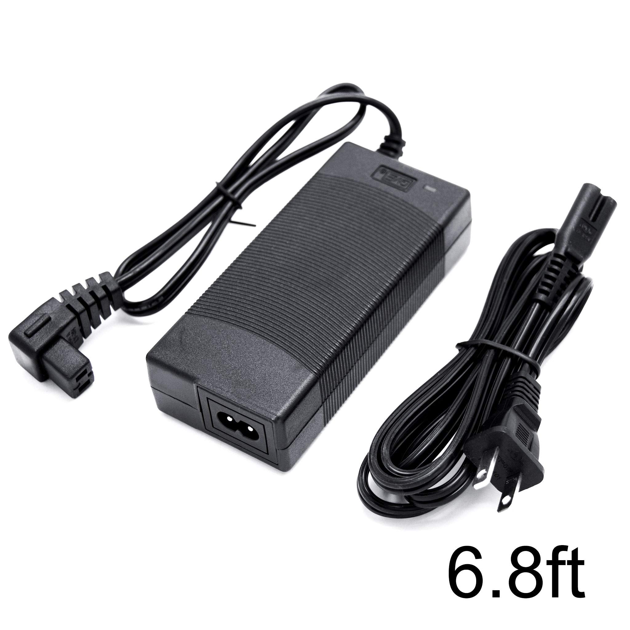 ACOPower car fridge power cord connected for easy operation.