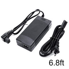ACOPower car fridge power cord connected for easy operation.