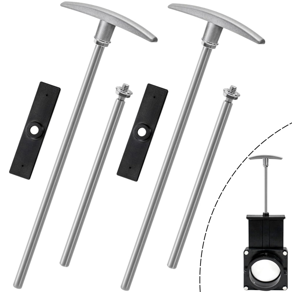 Acshio RV waste valve handle with 6-inch tube for precise control on the go