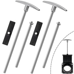Acshio RV waste valve handle with 6-inch tube for precise control on the go