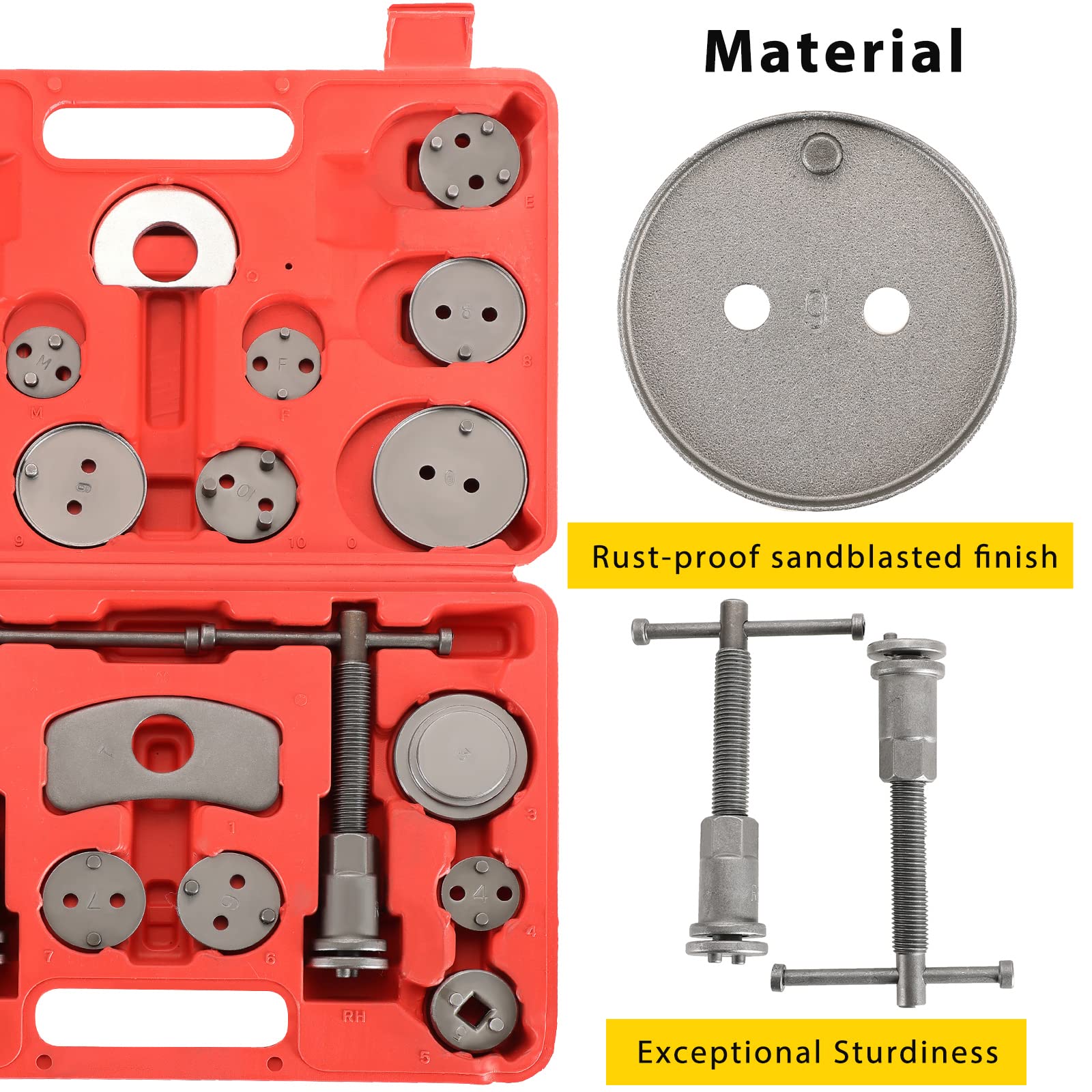 Acymner 18 adapters pack supports American, European, and Japanese vehicles during service.