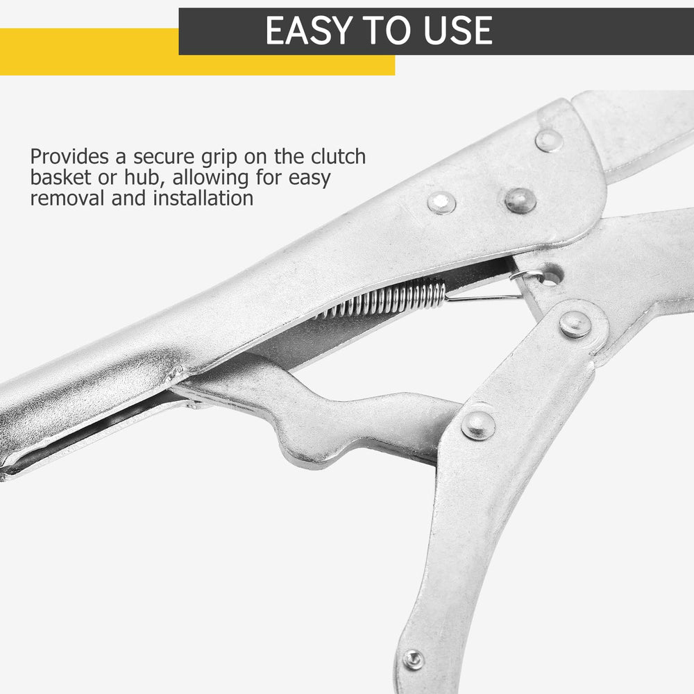 Acymner clutch-holding tool features back 8mm pin for square tooth hubs.