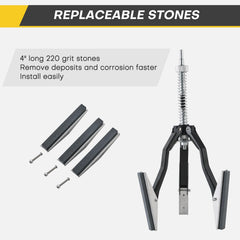Acymner tool attached to electric drill for easy cylinder honing