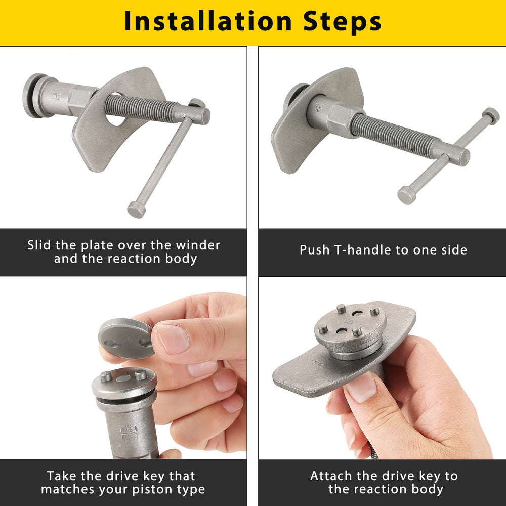 Acymner disc adapters array enabling compatibility across makes