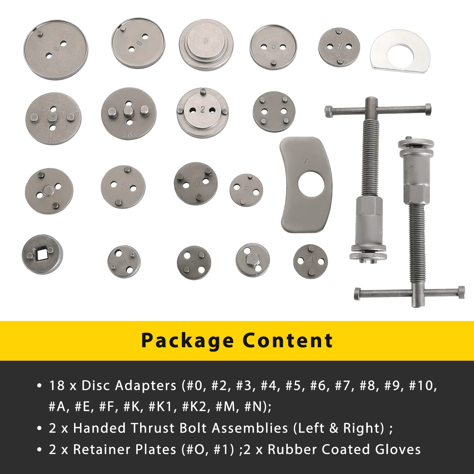 Acymner right thrust bolt used to compress caliper for pad changes