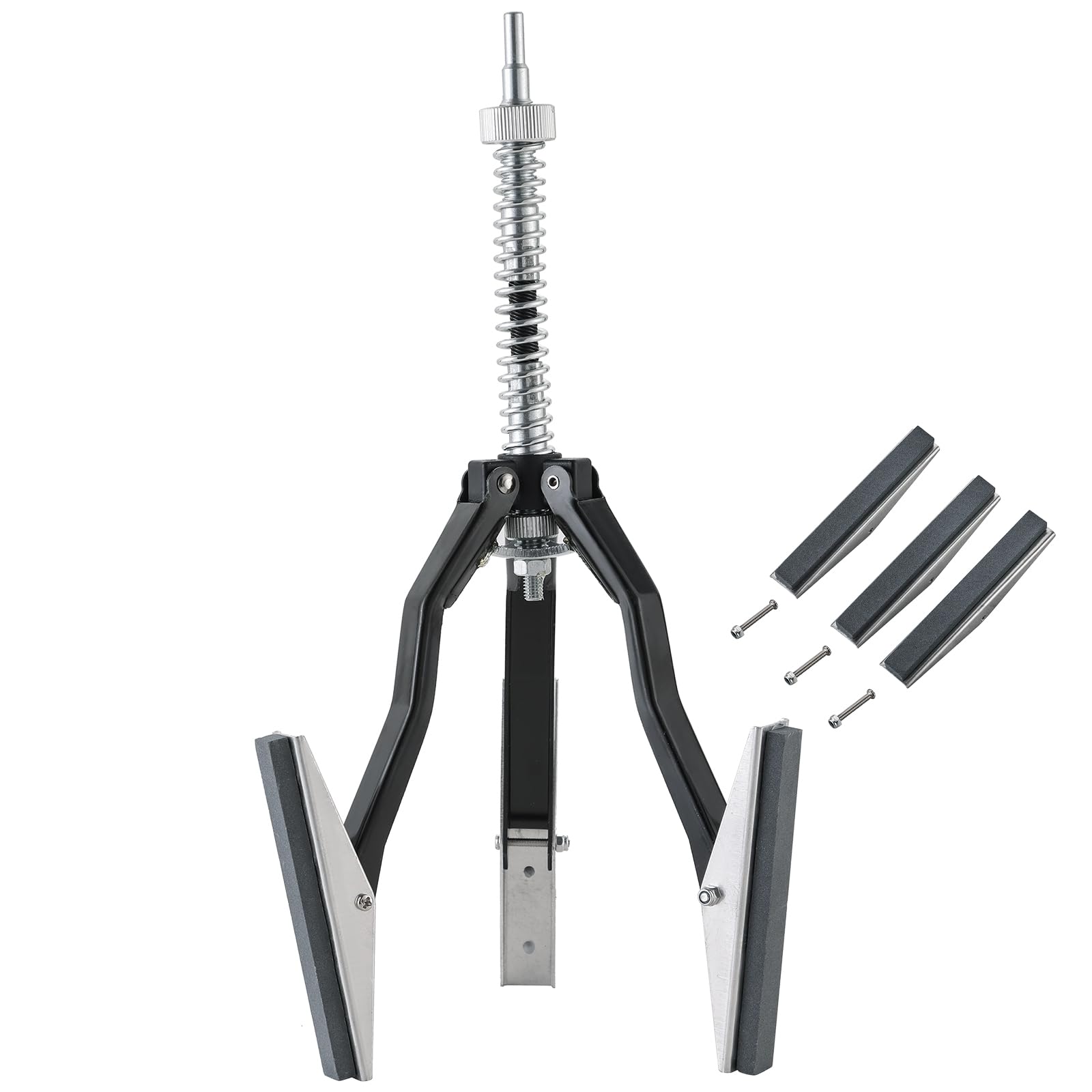 Acymner engine cylinder hone tool front view showing adjustable bore capacity from 2 to 7 inches