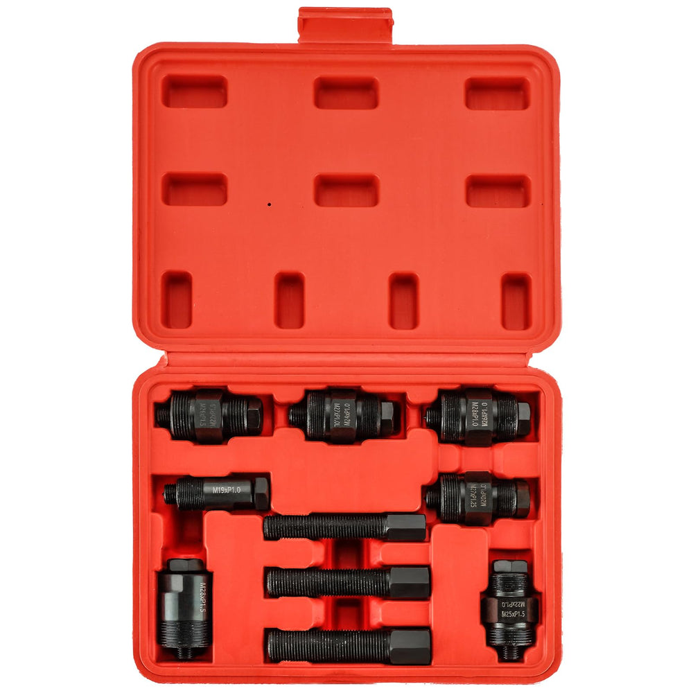 Acymner flywheel puller set in its case for easy transport and quick access to essential tools