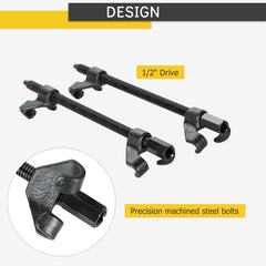 Acymner internal coil-spring clamps showing smooth compression action.