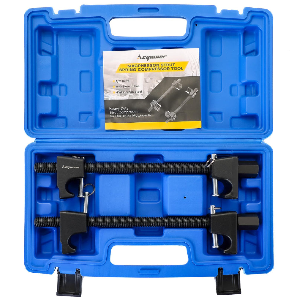 Acymner MacPherson compressor brackets provide secure mounting for safe compression.