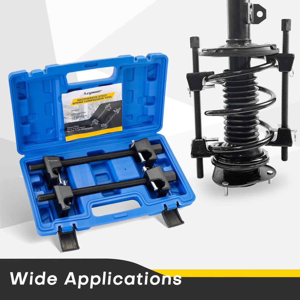 Acymner MacPherson tool kit universal application fits most MacPherson struts for versatile use.