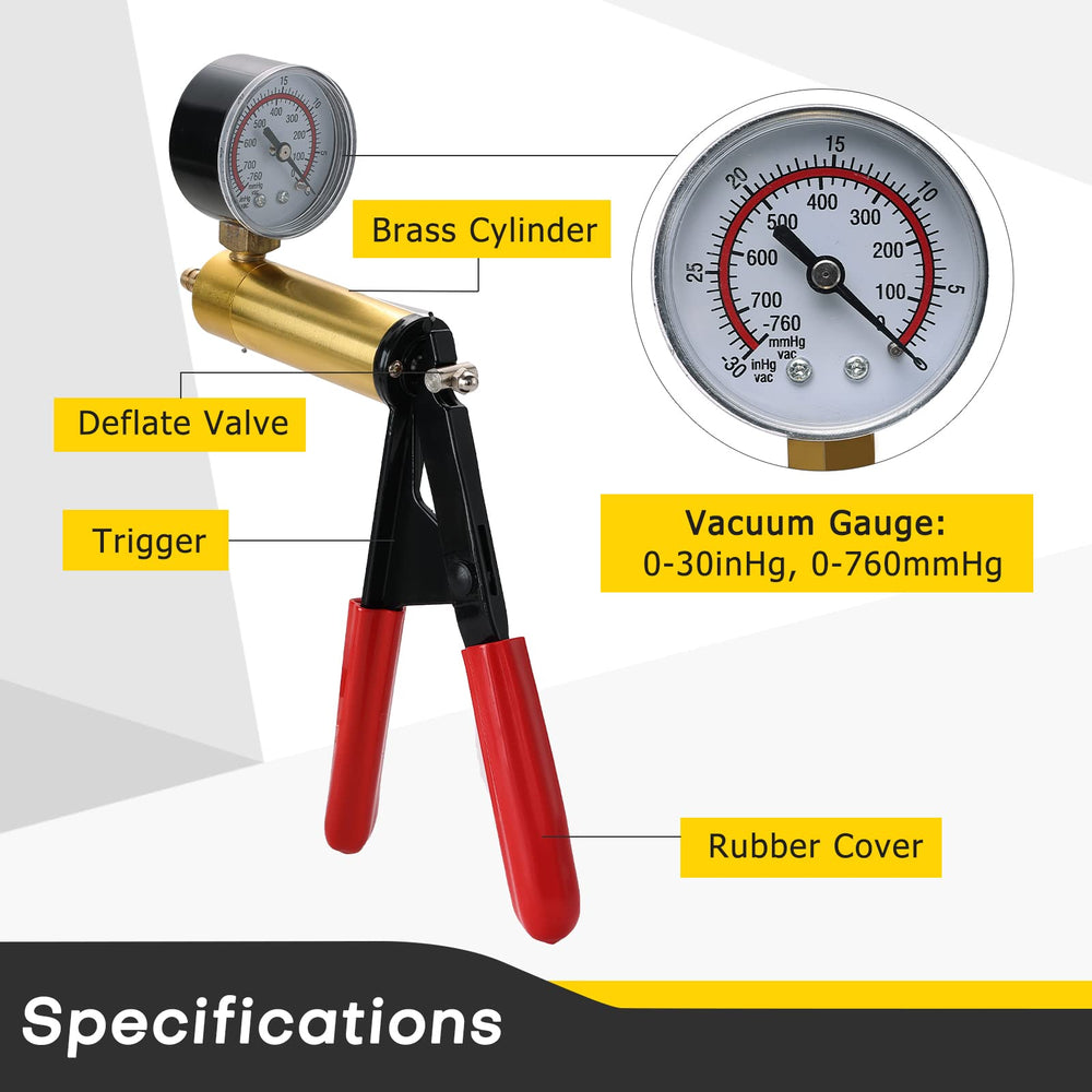 Acymner reservoir jar keeps brake fluid work tidy and clean.