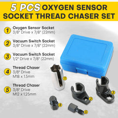 Acymner M12x1.25 thread chaser cleans damaged threads.
