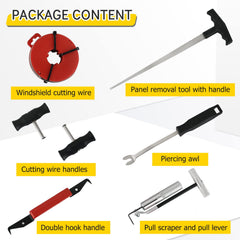 Acymner windscreens removal kit with sturdy steel tools for vintage vehicles