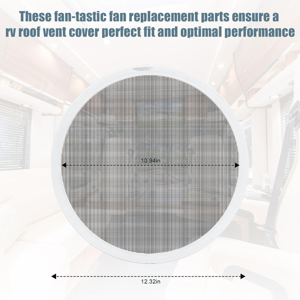 Adabuing roof vent cover accessory complements the vent screen replacement.