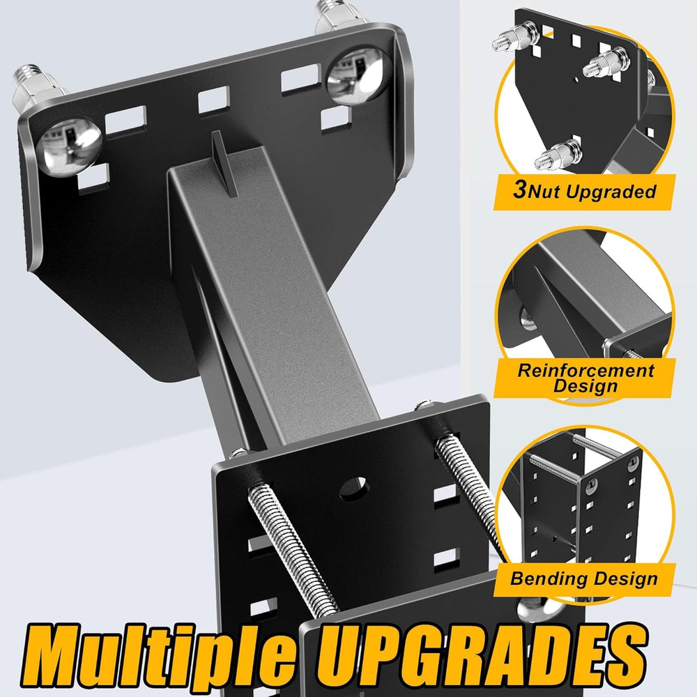 Adamoss 3-nut lock close-up showing enhanced security and reduced vibration