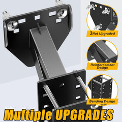 Adamoss 3-nut lock close-up showing enhanced security and reduced vibration