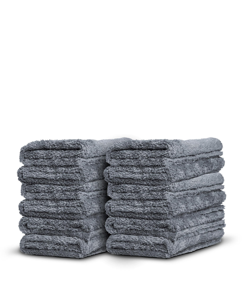 Adam's Borderless Grey Microfiber Towel 16-by-16 for fast, lint-free car drying.
