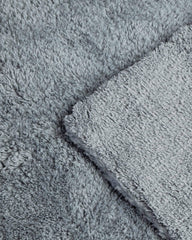 Adam's Borderless Grey Microfiber Towel interior cleaning without scratches.