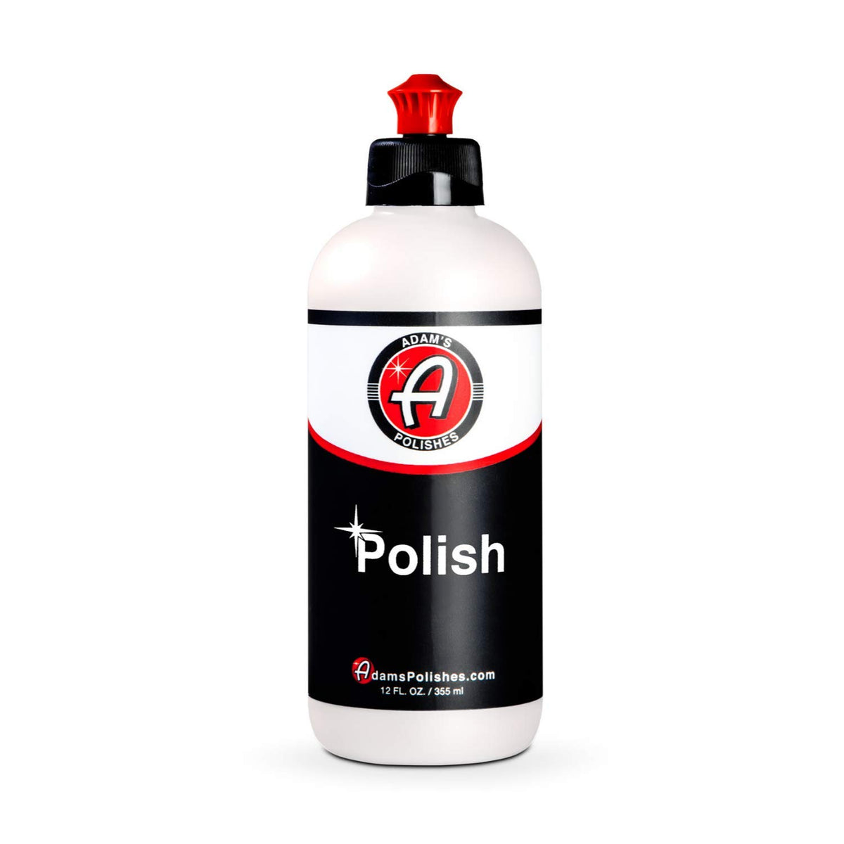 Adam's Polishes 2-Step Polishing System bottle with label for quick, professional results.