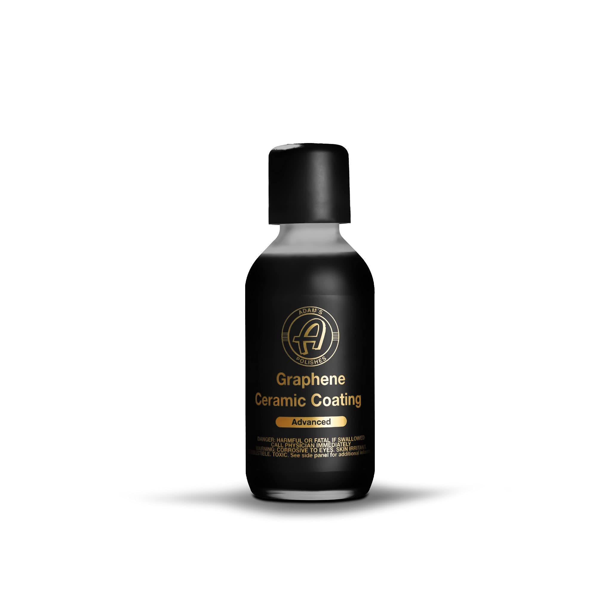 Adam's Polishes Advanced Graphene Coating bottle pour shows easy coverage.
