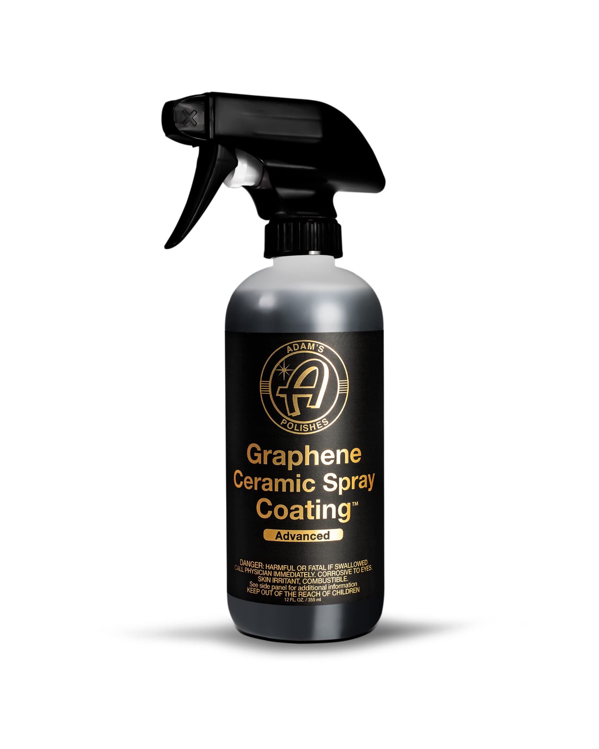 Adam's Polishes Advanced Graphene Ceramic Spray Coating bottle ready for a glossy finish