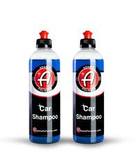 Adam's Polishes Car Shampoo bottle with visible pH-balanced formula for safe cleaning