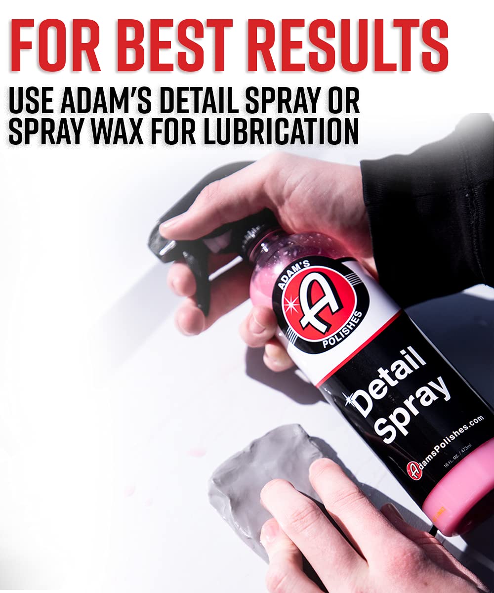Adam's Polishes Clay Bar on wheels lifting brake dust.