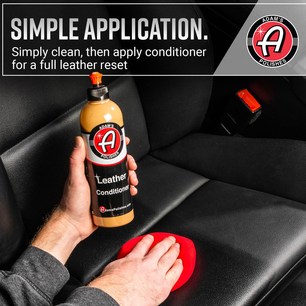 Adam's Polishes Cockpit Upholstery Brush helps lift dirt from seams.