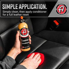 Adam's Polishes Cockpit Upholstery Brush helps lift dirt from seams.
