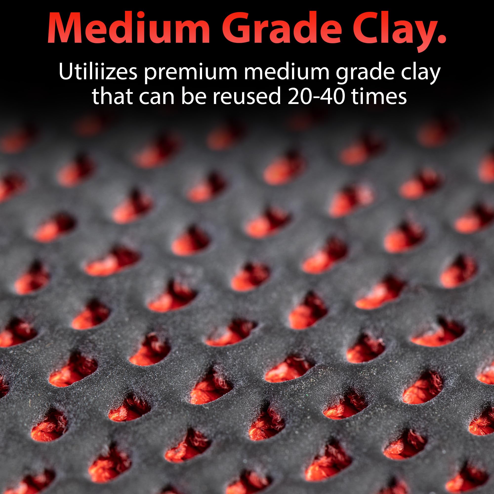 Detail spray with Clay Mitt to improve glide and lubrication.