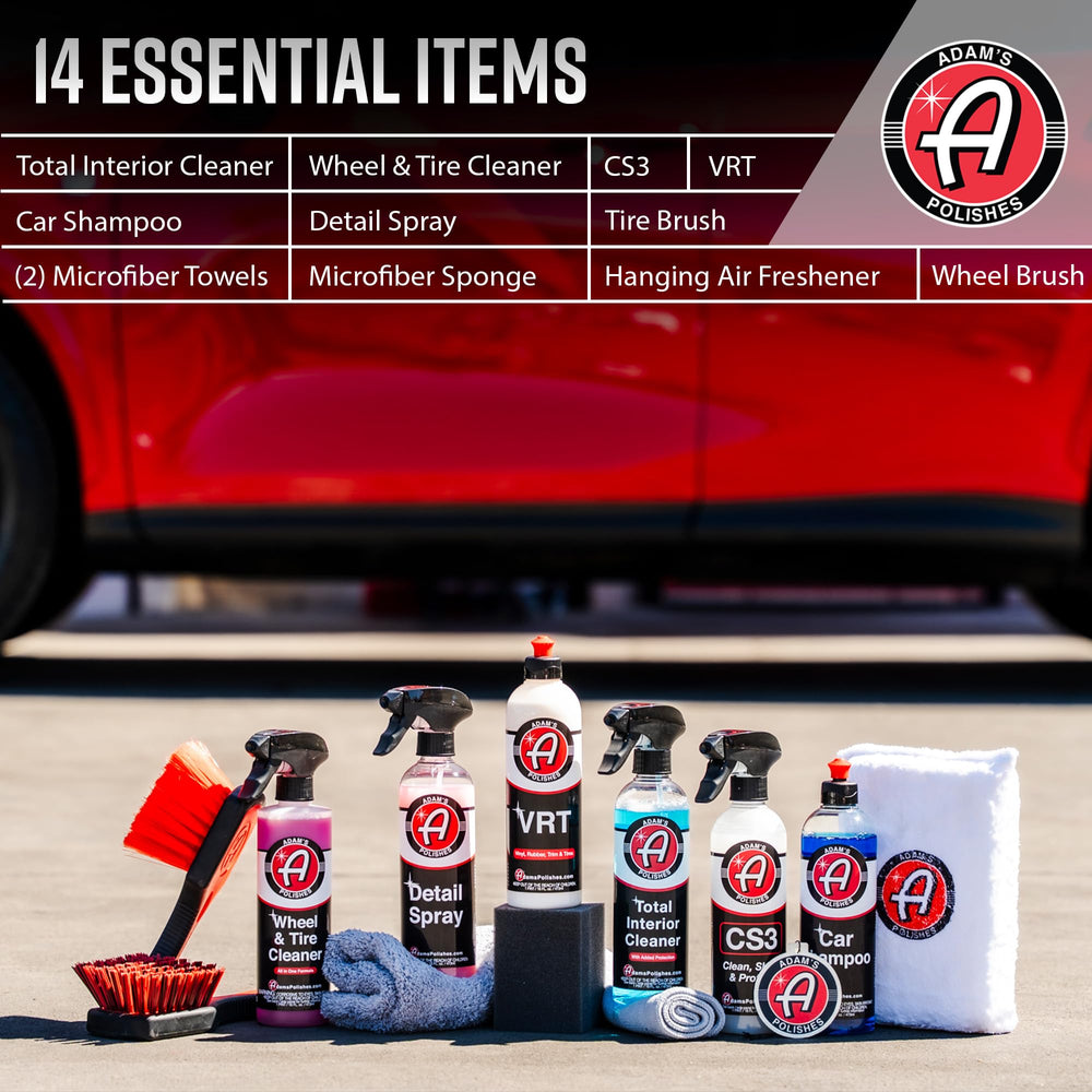 Adam's Polishes Wheel & Tire Cleaner bottle restoring tire shine and depth.
