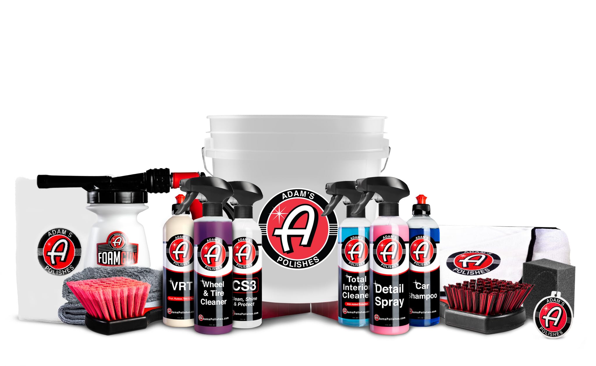 Adam's Polishes Essential Kit with foam gun for efficient at-home washes.