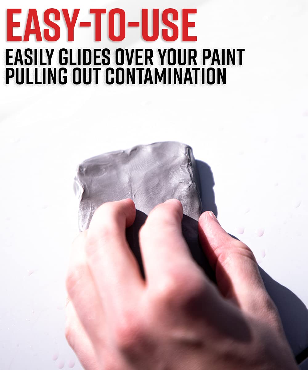 Adam's Polishes Fine Grade Clay Bar used on painted surfaces.