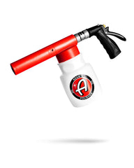 Adam's Polishes Foam Gun attached to hose for quick, even car washing