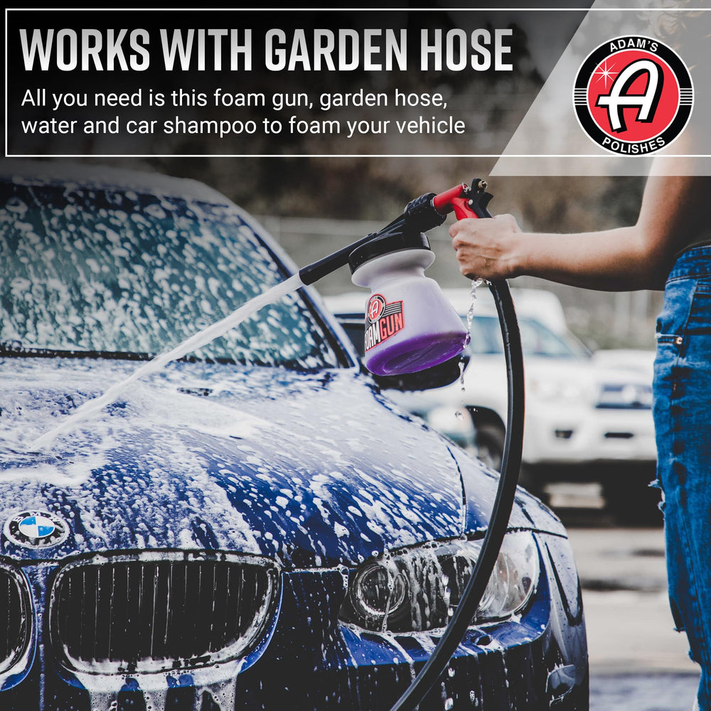Adam's Foam Gun safe foam washing protects wax and coatings.