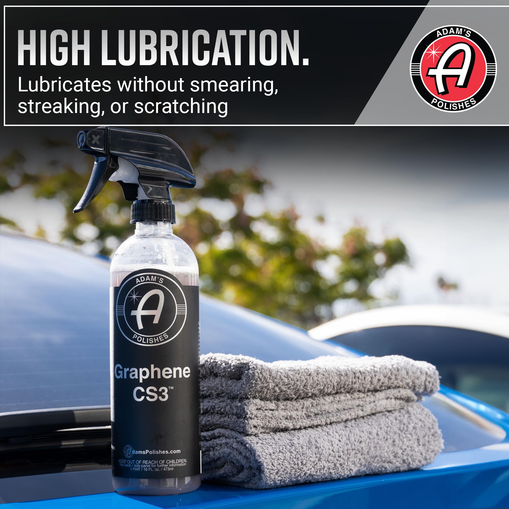 Graphene CS3 applied to wheels, glass, and chrome for lasting protection