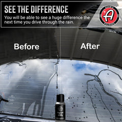 Adam's Polishes Graphene Glass Coating on shower door for easier cleaning and shine