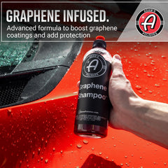 Foam gun application scene demonstrates safe use on coated and uncoated finishes.