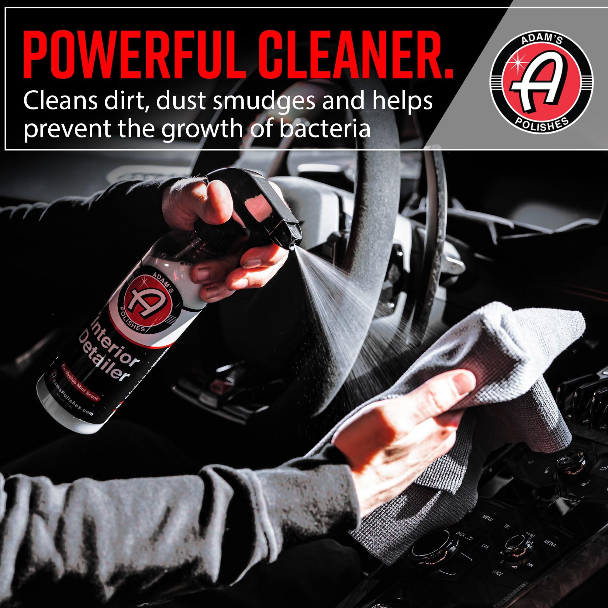Adam's Polishes Interior Detailer vinyl protection on exposed surfaces.