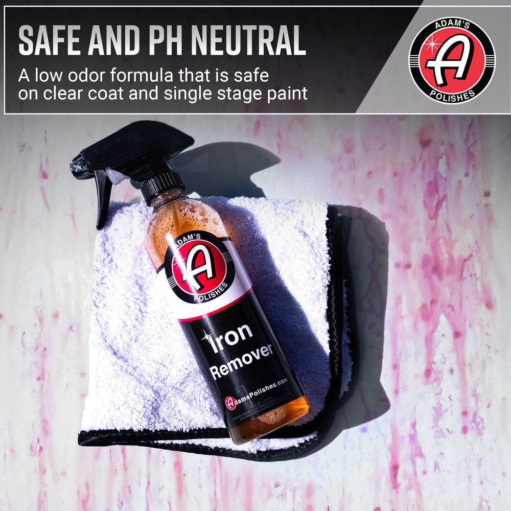 Adam's Polishes Iron Remover before clay bar prep